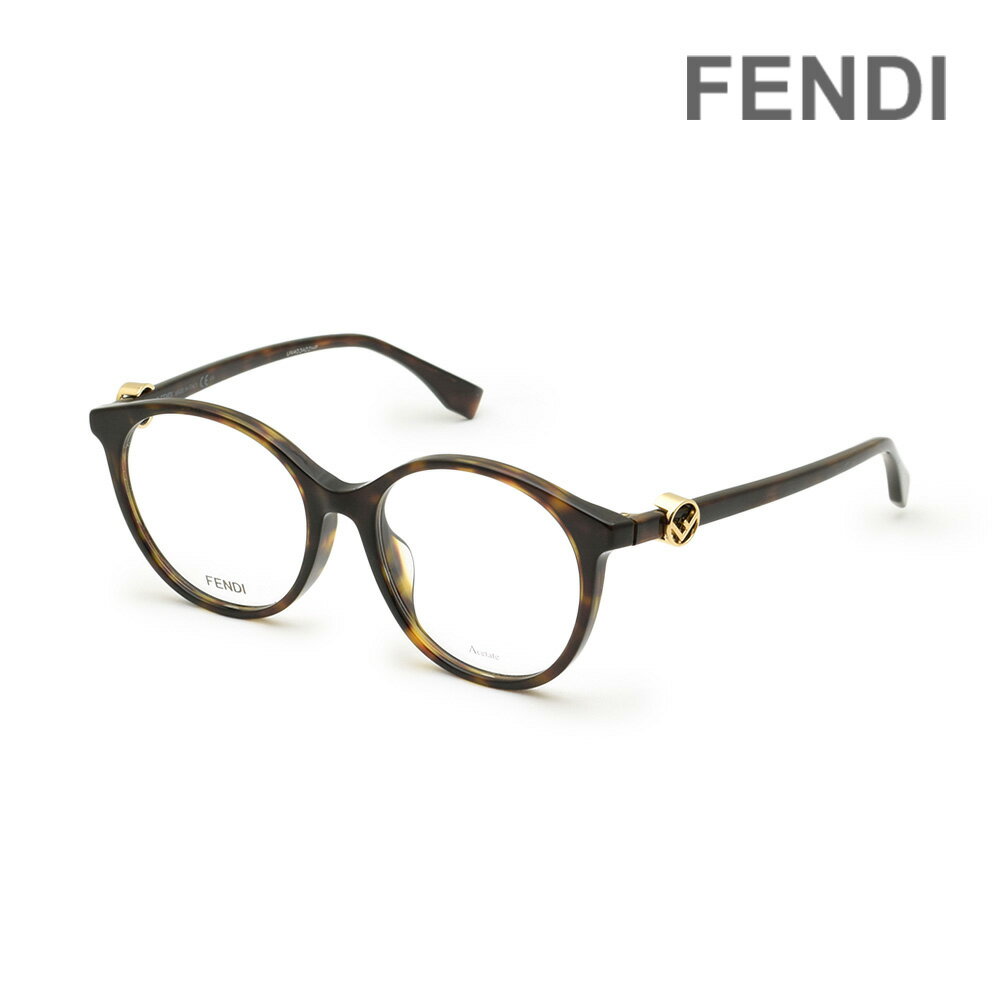 FENDI フェンディ メガネ フレーム FF 0336/F 086 51 ダークハバナ アジアンフィット レディース【送料無料(※北海道・沖縄は配送不可)】