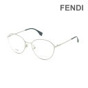 FENDI フェンディ メガネ フレーム FF 0340/F 3YG 53 シルバー ノーズパッド レディース【送料無料（※北海道・沖縄は配送不可）】