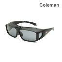 コールマン オーバーグラス 跳ね上げタイプ サングラス COV01-1 ブラックマット/スモーク 偏光レンズ UVカット メンズ レディース Coleman