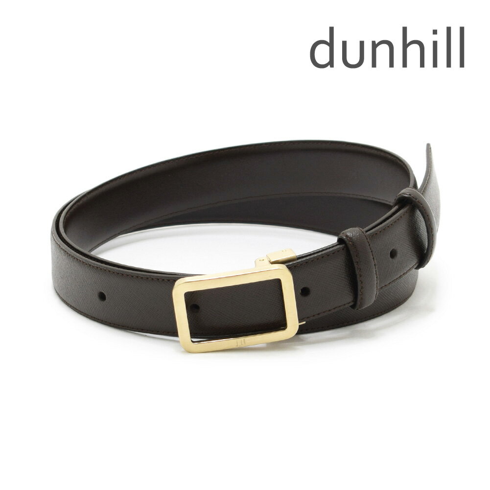 ダンヒル DUNHILL ダンヒル ベルト BPR235B42 ゴールド/ダークブラウン リバーシブル メンズ【送料無料（※北海道・沖縄は配送不可）】