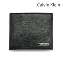 カルバンクライン 二つ折り財布 31CK130009 ブラック メンズ 小銭入れあり Calvin Klein CK【送料無料（※北海道・沖縄は配送不可）】