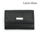 カルバンクライン キーケース 31CK170001 ブラック メンズ 鍵入れ Calvin Klein CK【送料無料（※北海道・沖縄は配送不可）】