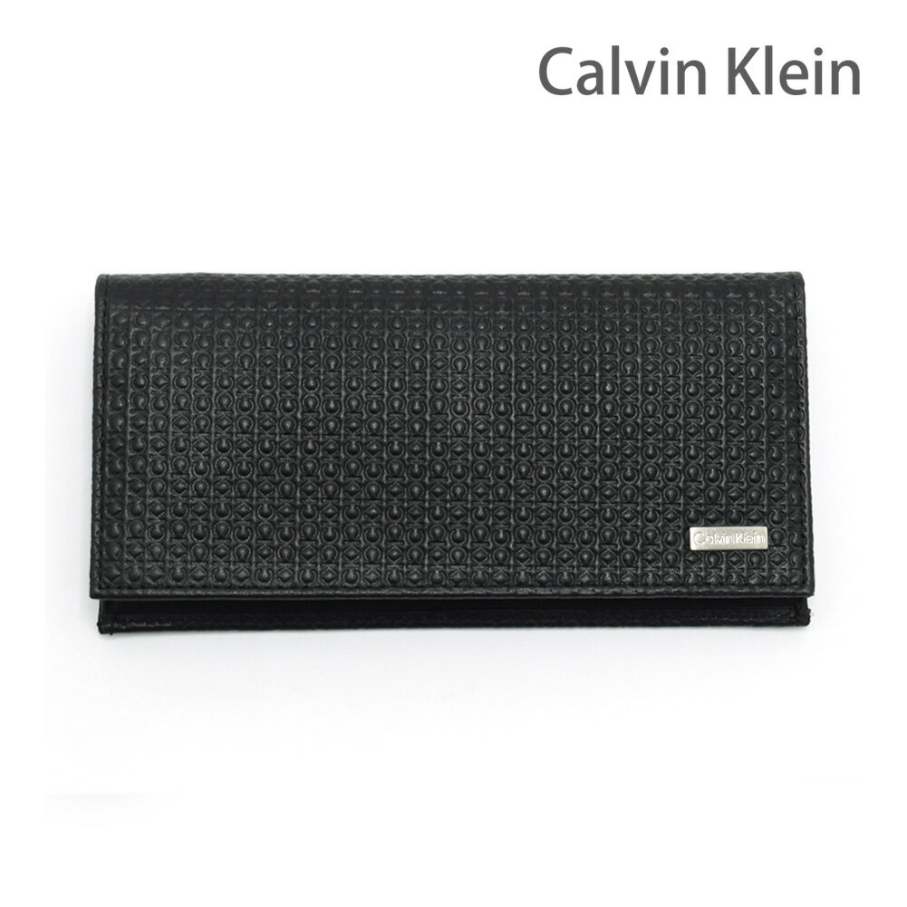 カルバン・クライン 長財布 メンズ カルバンクライン 長財布 31CK190001 ブラック メンズ 小銭入れあり Calvin Klein CK【送料無料（※北海道・沖縄は配送不可）】