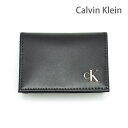 カルバンクライン 名刺入れ（メンズ） カルバンクライン カードケース 31KJ200004 ブラック メンズ 名刺入れ Calvin Klein CK【送料無料（※北海道・沖縄は配送不可）】