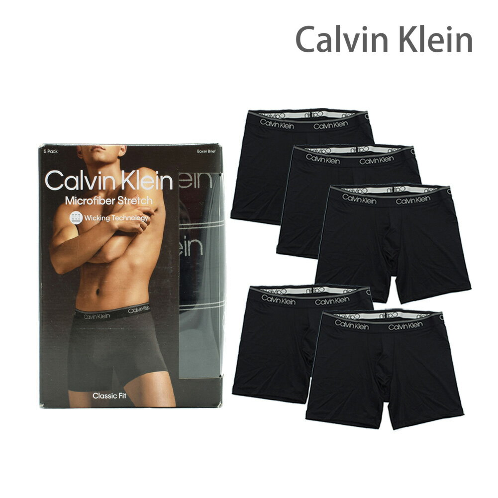 カルバンクライン ボクサーパンツ 5枚セット NB2269-900 5P ブラック メンズ Calvin Klein CK【送料無料（※北海道・沖縄は配送不可）】
