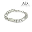 アルマーニエクスチェンジ ブレスレット AXG0077040 シルバー メンズ アクセサリー ARMANI EXCHANGE【送料無料(※北海道・沖縄は配送不可...