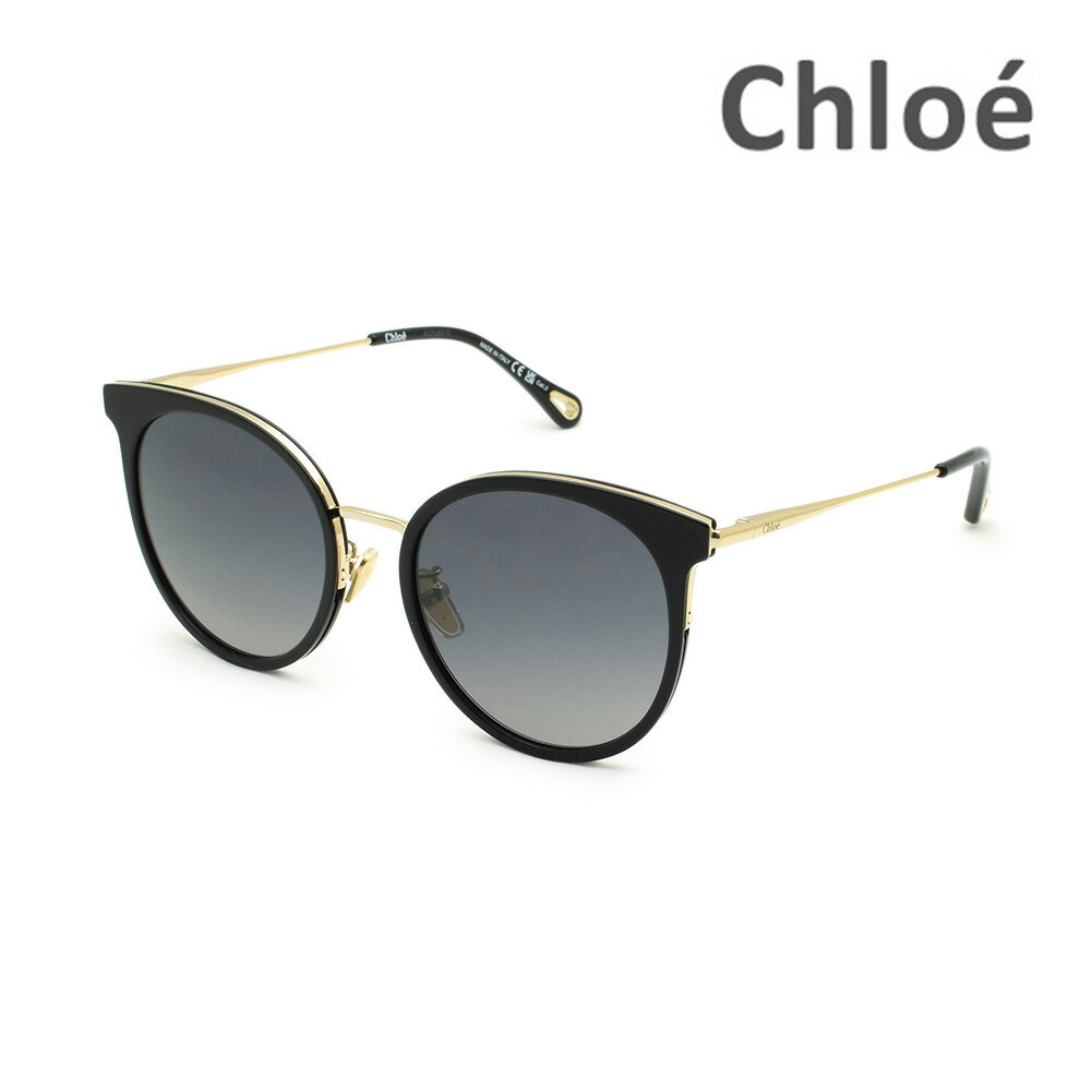 クロエ サングラス（レディース） 【国内正規品】Chloe クロエ サングラス CH0060SK-001 ブラック ノーズパッド レディース UVカット【送料無料（※北海道・沖縄は配送不可）】