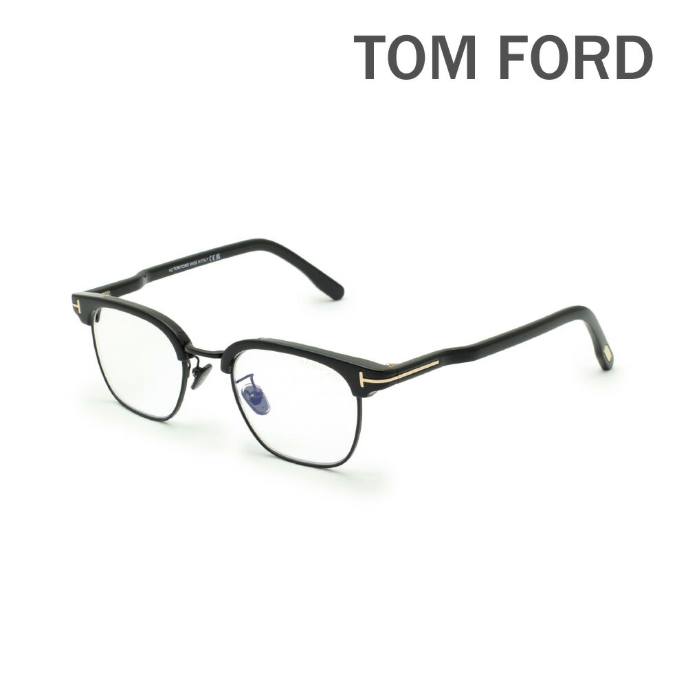 トムフォード メガネ 伊達眼鏡 フレーム FT5932-D-B/V 001 47 TOM FORD ノーズパッド メンズ 正規品 TF5932-D-B ECO【送料無料（※北海道・沖縄は配送不可）】