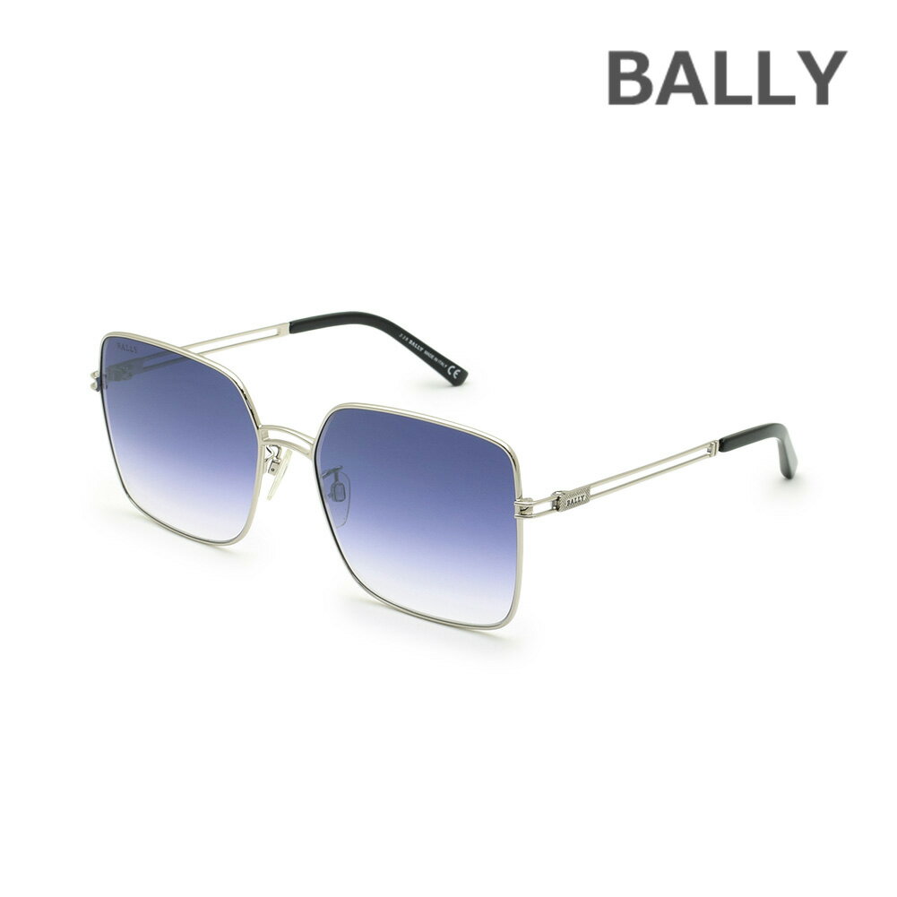 BALLY バリー サングラス BY0002-D/S-16B シルバー/パープル ノーズパッド レディース UVカット【送料無料（※北海道・沖縄は配送不可）】