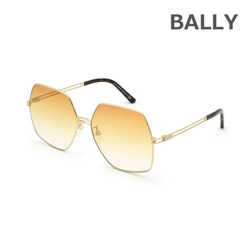 BALLY バリー サングラス BY0015-H/S-28F ゴールド/オレンジ ノーズパッド メンズ UVカット【送料無料(※北海道・沖縄は配送不可)】
