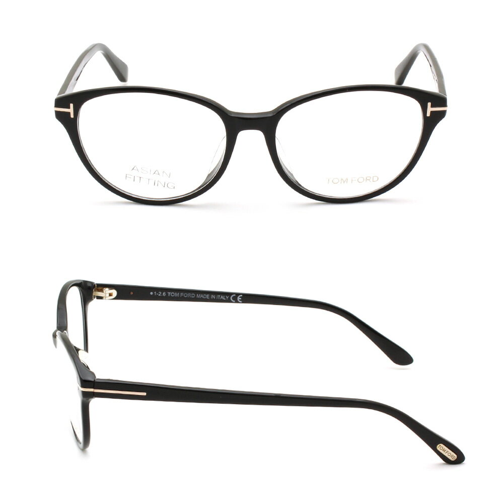 トムフォード メガネ 眼鏡 フレーム FT5422-F/V-001 53 TOM FORD レディース 正規品 アジアンフィット TF5422-F【送料無料（※北海道・沖縄は配送不可）】