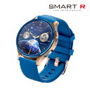 【国内正規品】SMART R スマートウォッチ H16 ブルー メンズ レディース 腕時計 スマートR【送料無料(※北海道・沖縄は配送不可)】(2)