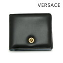 ヴェルサーチェ 二つ折り財布 DPU2463-1A13018-1B00V ブラック/ゴールド VERSACE メンズ【送料無料(※北海道・沖縄は配送不可)】