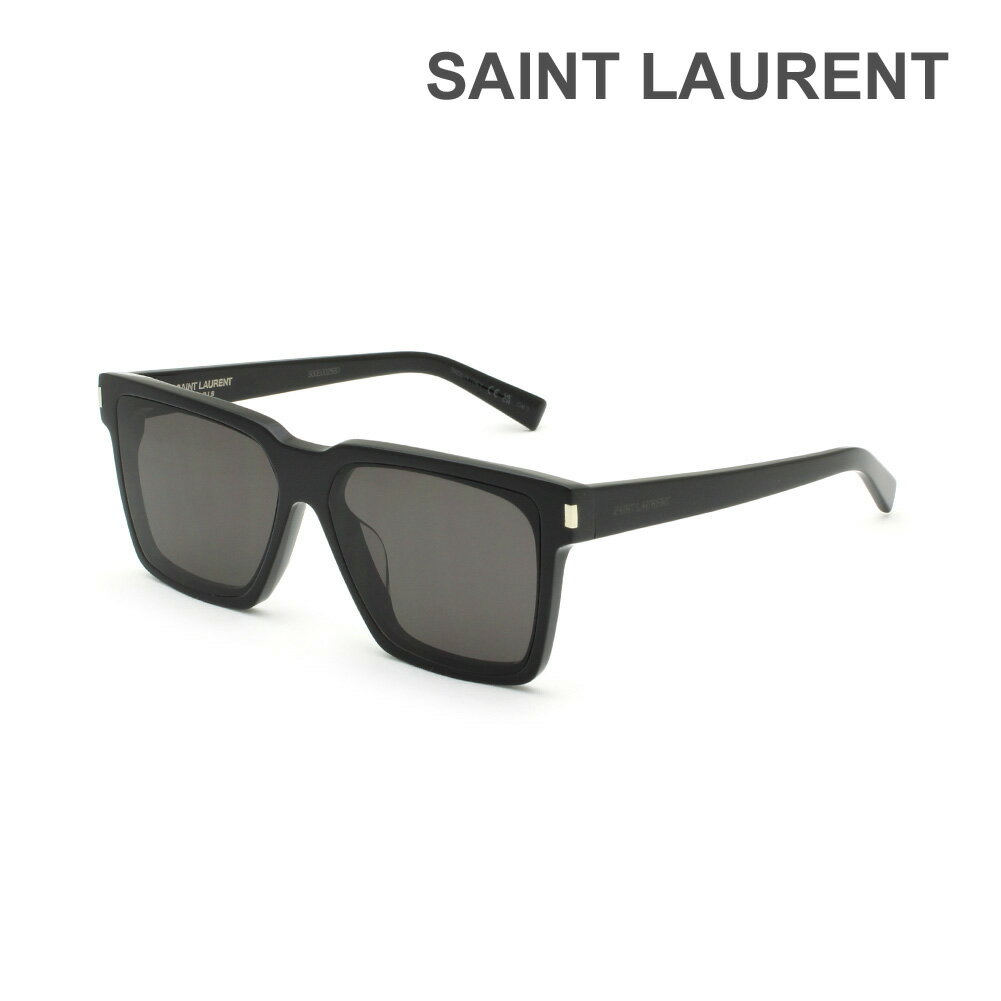【国内正規品】サンローラン サングラス SL 610/F 001 アジアンフィット メンズ レディース ユニセックス UVカット SAINT LAURENT【送料無料(※北海道・沖縄は配送不可)】