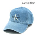 カルバンクライン ベースボールキャップ 4G5007G-420 デニム メンズ レディース Calvin Klein 帽子【送料無料(※北海道・沖縄は配送不可)】