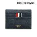 トムブラウン カードケース MAW220A 00198 415 ネイビー SINGLE CARD HOLDER W メンズ THOM BROWNE【送料無料(※北海道・沖縄は配送不可)】