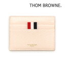 トムブラウン カードケース MAW220A 00198 680 ライトピンク SINGLE CARD HOLDER W メンズ THOM BROWNE【送料無料(※北海道・沖縄は配送不可)】