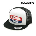 【国内正規品】ブラックフライ キャップ BF100-US37H-WB ホワイト WORLDWIDE PATCH TRUCKER CAP 帽子 BLACKFLYS【送料無料(※北海道・沖縄は配送不可)】