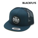 【国内正規品】ブラックフライ キャップ BF100-US37I-NY ネイビー FLY DASH PATCH TRUCKER CAP 帽子 BLACKFLYS【送料無料(※北海道・沖縄は配送不可)】