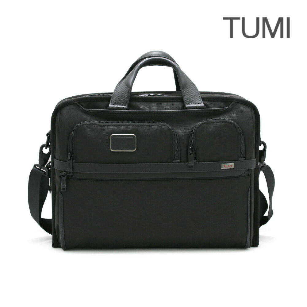 TUMI バッグ 02603114D3 117302-1041 ALPHA Compact Large Screen Laptop Brief ブラック トゥミ メン..