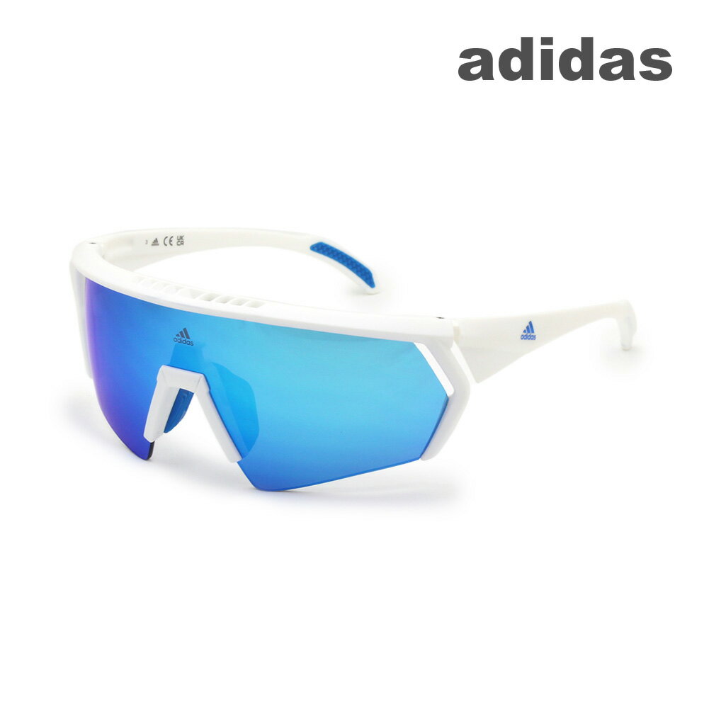 adidas アディダス サングラス SP0063/S 24X 00 ホワイト メンズ レディース ユニセックス UVカット【送料無料（※北海道・沖縄は配送不可）】