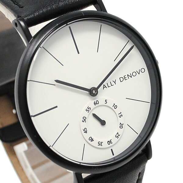ALLY DENOVO 腕時計 AF5001.5 メンズ レディース ユニセックス ブラック/ブラック レザー アリーデノヴォ HERITAGE SMALL 正規品 【送料無料（※北海道・沖縄は1,000円）】