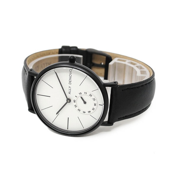 ALLY DENOVO 腕時計 AF5001.5 メンズ レディース ユニセックス ブラック/ブラック レザー アリーデノヴォ HERITAGE SMALL 正規品 【送料無料（※北海道・沖縄は1,000円）】