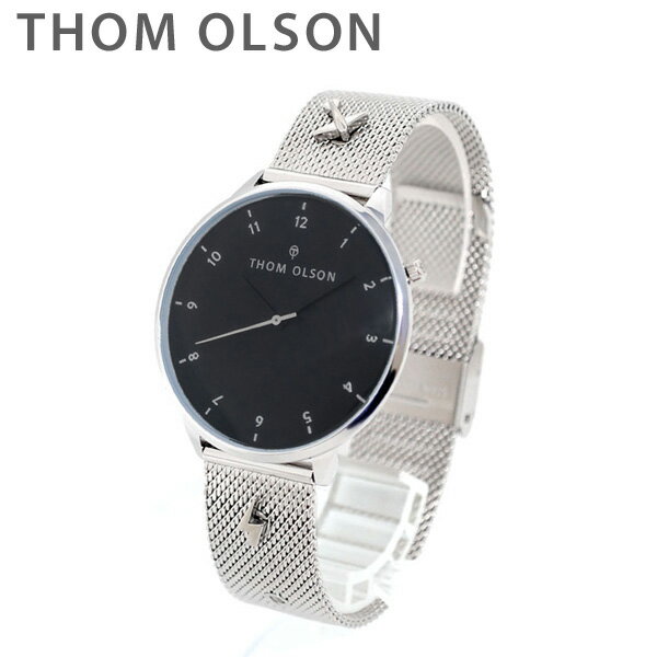 トムオルソン 腕時計 メンズ レディース ユニセックス CBTO004 シルバー ブレス THOM OLSON 正規品 【送料無料(※北海道・沖縄は1,000円)】