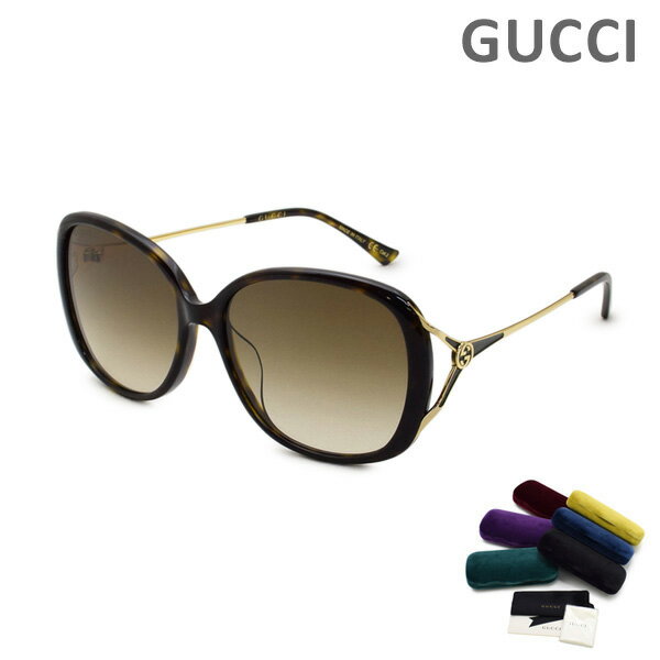 グッチ 【クーポン対象】 【国内正規品】 グッチ サングラス GG0649SK-003 アジアンフィット レディース UVカット GUCCI 【送料無料（※北海道・沖縄は1,000円）】