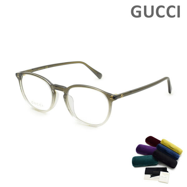 グッチ メガネ 眼鏡 フレーム のみ GG0552OA-008 クリアグレー アジアンフィット メンズ レディース ユニセックス GUCCI 【送料無料（※北海道・沖縄は1,000円）】のサムネイル