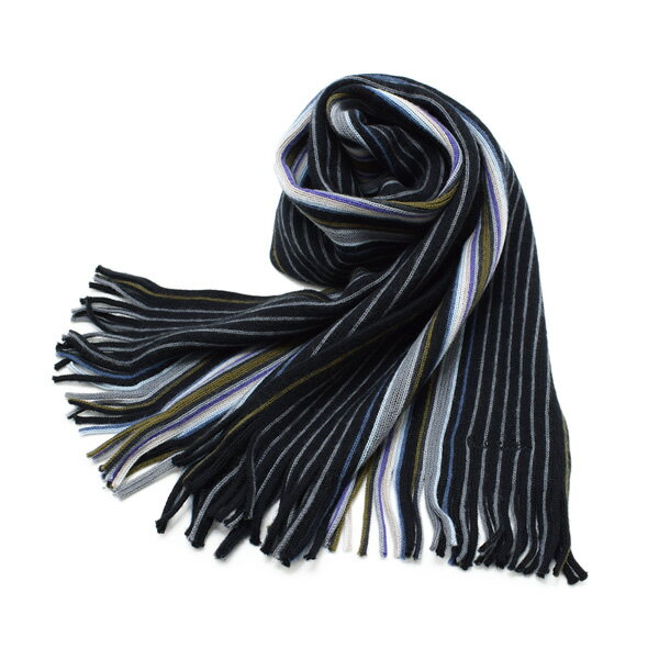 ポールスミス スカーフ M1A 809E AS10 79 GOJI STRIPE メンズ Paul Smith ストール マフラー 【送料無料（※北海道・沖縄は1,000円）】