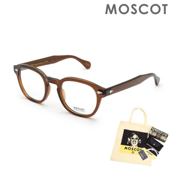 モスコット メガネ レディース MOSCOT モスコット LEMTOSH LEM-O49240217-01 BROWN サイズ49 眼鏡 フレーム のみ メンズ レディース 【送料無料（※北海道・沖縄は1,000円）】