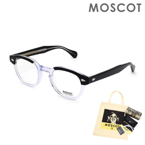 MOSCOT モスコット LEMTOSH LEM-O46240201-01 BLACK CRYSTAL サイズ46 眼鏡 フレーム のみ メンズ レディース 【送料無料(※北海道・沖縄は1,000円)】