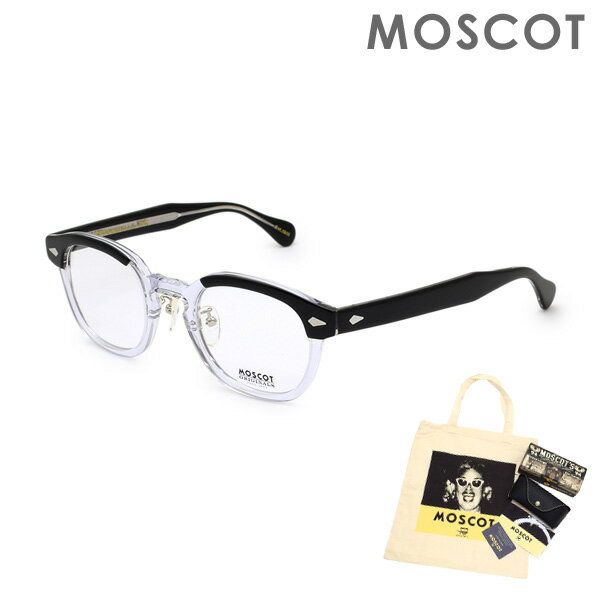 MOSCOT モスコット LEMTOSH MP LEA020149AC01 BLACK CRYSTAL サイズ49 ノーズパッド 眼鏡 フレーム のみ メンズ レディース 【送料無料（※北海道・沖縄は1,000円）】