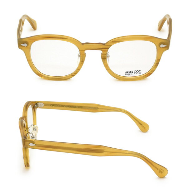 MOSCOT モスコット LEMTOSH MP LEA020849AC01 BLONDE サイズ49 ノーズパッド 眼鏡 フレーム のみ メンズ レディース 【送料無料（※北海道・沖縄は1,000円）】