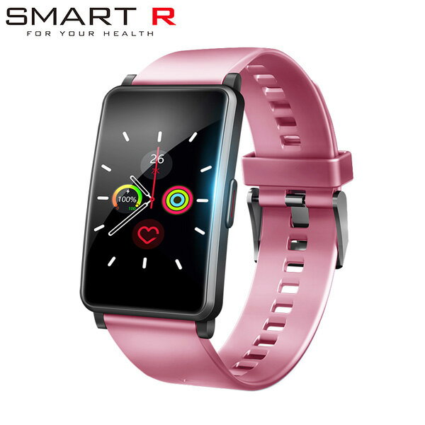 【国内正規品】 SMART R スマートウォッチ HC-91 ピンク メンズ レディース 腕時計 スマートR【送料無料（※北海道・沖縄は1,000円）】