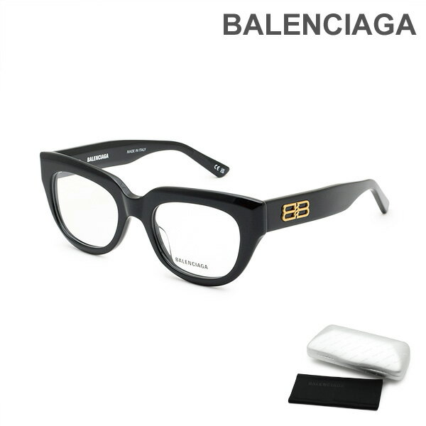 バレンシアガ メガネ 眼鏡 フレーム のみ BB0239O 001 ブラック スマート レディース BALENCIAGA