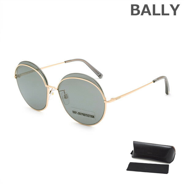 BALLY バリー サングラス BY0077-D/S 28C 60 ピンクゴールド/グレー ノーズパッド レディース UVカット【送料無料（※北海道・沖縄は1,000円）】