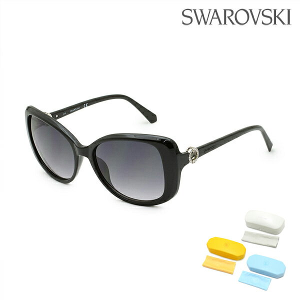 スワロフスキー サングラス SK0219/S 01B 55 ブラック グローバルモデル レディース【送料無料（※北海道・沖縄は1,000円）】