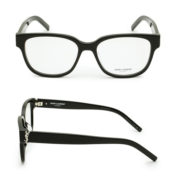 サンローラン メガネ 眼鏡 フレーム のみ SL M33/F 001 ブラック アジアンフィット レディース SAINT LAURENT【送料無料（※北海道・沖縄は1,000円）】 2