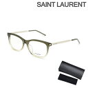 サンローラン メガネ 眼鏡 フレーム のみ SL 513/F 004 グレー/シルバー アジアンフィット レディース SAINT LAURENT【送料無料（※北海道・沖縄は1,000円）】