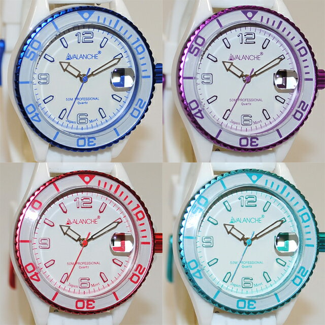 [BOXなし] AVALANCHE 時計 腕時計 D-LUX(デラックス) メンズ・レディース AV-1016CER 【送料無料（※北海道・沖縄は1,000円）】