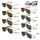 GaGa MILANO （ガガミラノ） サングラス ゴールドPVD TITANIUM PLATED LUNETTERS LEATHER LU54TCGOFXF LU54TCGOFXN LU54TCGOGRF LU54TCGOGRN LU54TCGOVTF LU54TCGOVTN LU54TCGOBKF LU54TCGOBLN メンズ レディース 【送料無料（※北海道 沖縄は1,000円）】