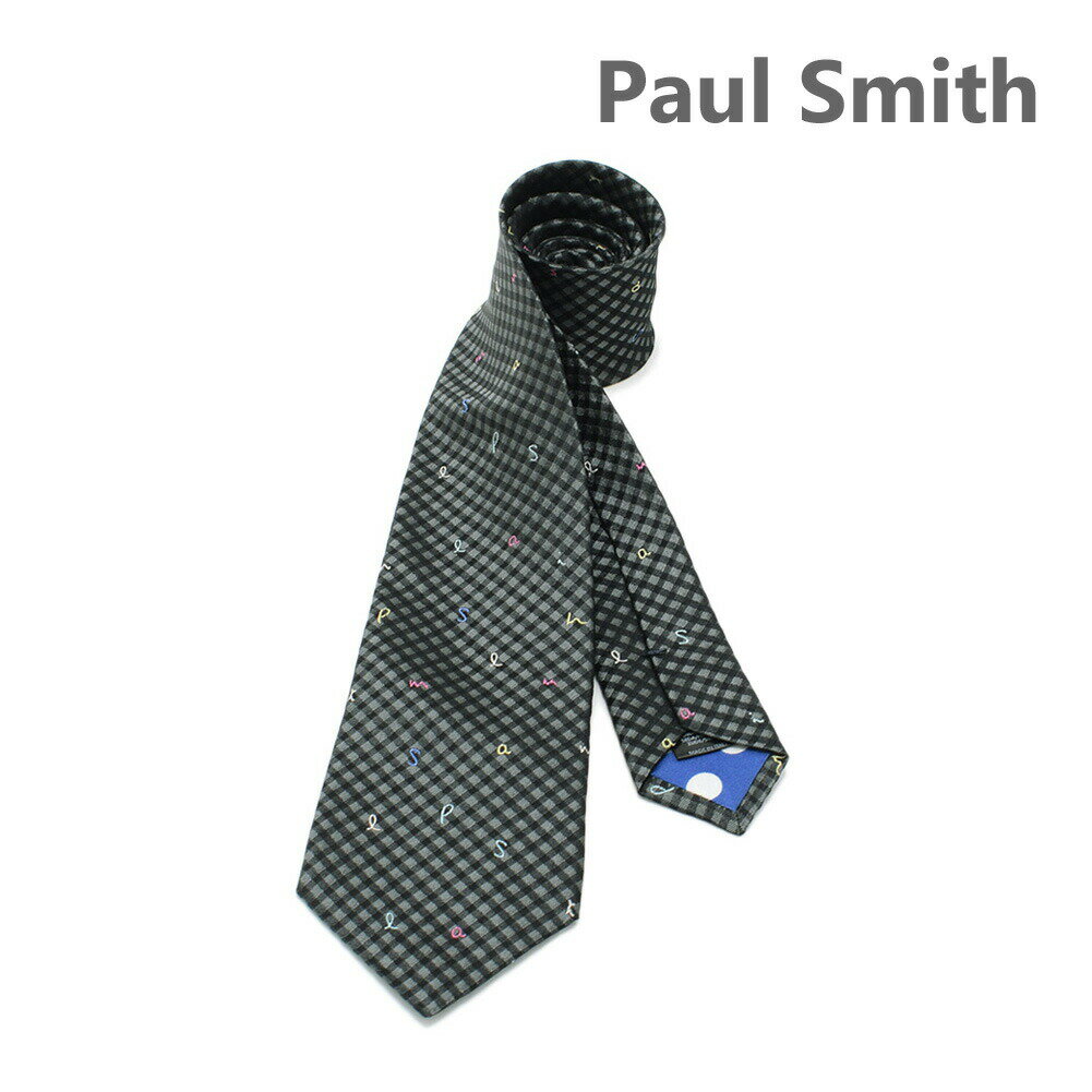 ポールスミス ネクタイ 10PS3AHLU01-79 グレー系 8cm メンズ Paul Smith M1A/OTIEX/HLU01 79【送料無料（※北海道・沖縄は1,000円）】