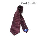 ポールスミス ネクタイ 10PS3AHLU01-28 ワインレッド系 8cm メンズ Paul Smith M1A/OTIEX/HLU01 28【送料無料(※北海道・沖縄は1,000円)】