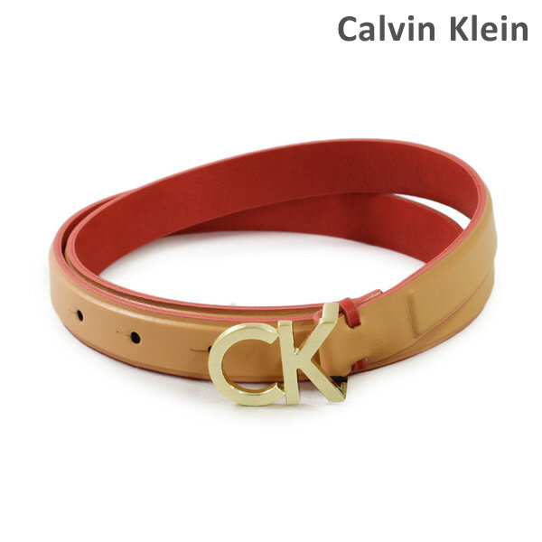カルバンクライン ベルト（メンズ） カルバンクライン ベルト Calvin Klein K60K604154 レディース レザー 230 ベージュ 海外正規品 【送料無料（※北海道・沖縄は1,000円）】