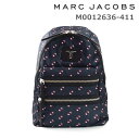 マーク ジェイコブスリュック（レディース） MARC JACOBS マークジェイコブス リュック M0012636-411 NAVY MULTI バックパック バッグ レディース 【送料無料（※北海道・沖縄は1,000円）】