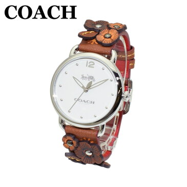 コーチ 腕時計 レディース 14502744 COACH DELANCEY デランシー ブラウン レザー/シルバー 時計 ウォッチ 【送料無料（※北海道・沖縄は1,000円）】