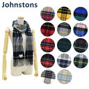 Johnstons ジョンストンズ 中判 ストール マフラー WA000057 カシミア100％ タータンチェック メンズ レディース 