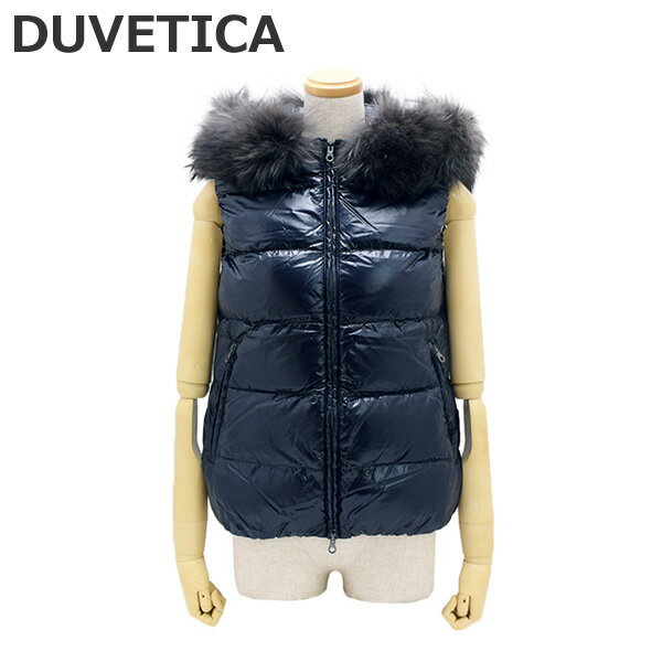 デュベティカ レディース ダウンベスト GOCCIA 182-D.0032N03/1035.R-MFG 770 BLU NAVY DUVETICA ダウンジャケット 【送料無料（※北海道 沖縄は1,000円）】